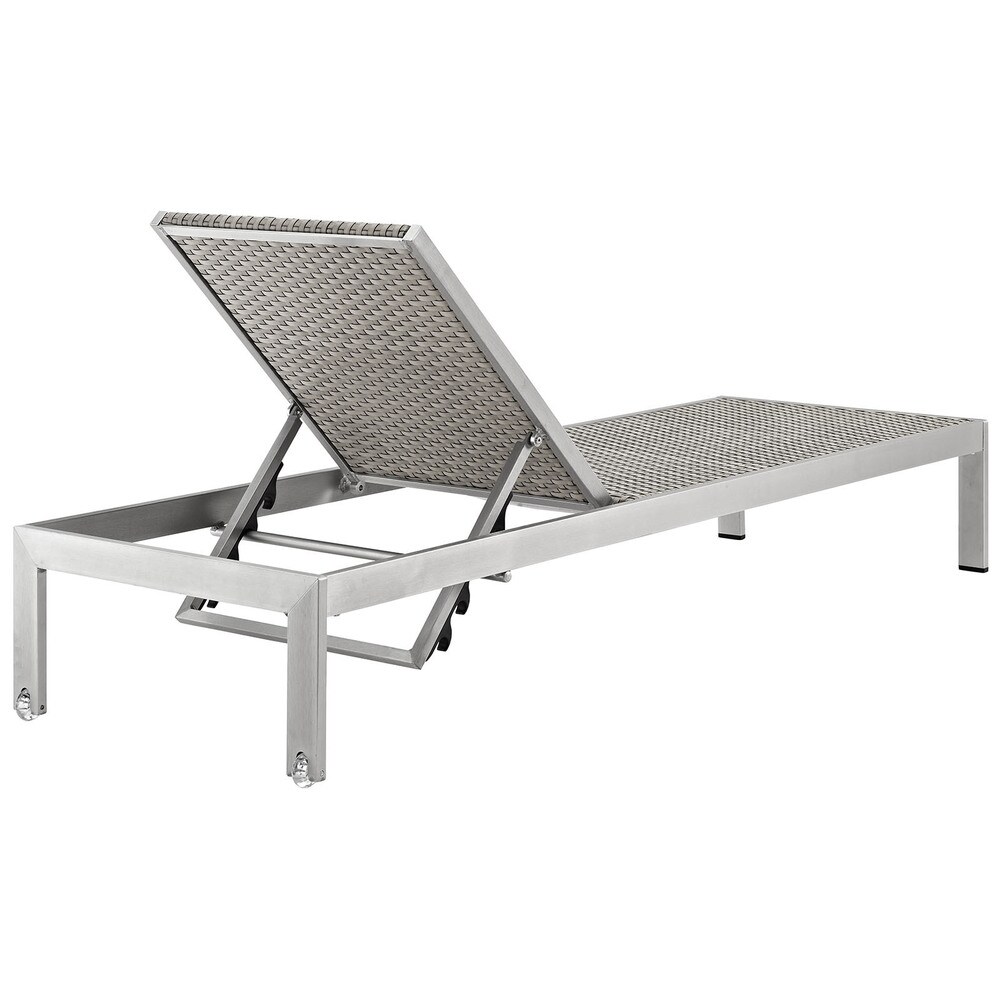 Shore Aluminum Outdoor Chaise Set of 2