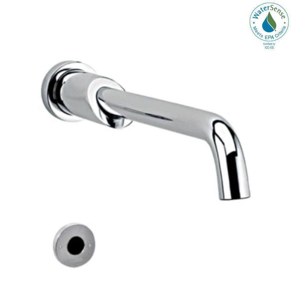 HELVEX Nuva Battery Powered Single Hole Touchless Bathroom Faucet in Polished Chrome UTV-200-PC