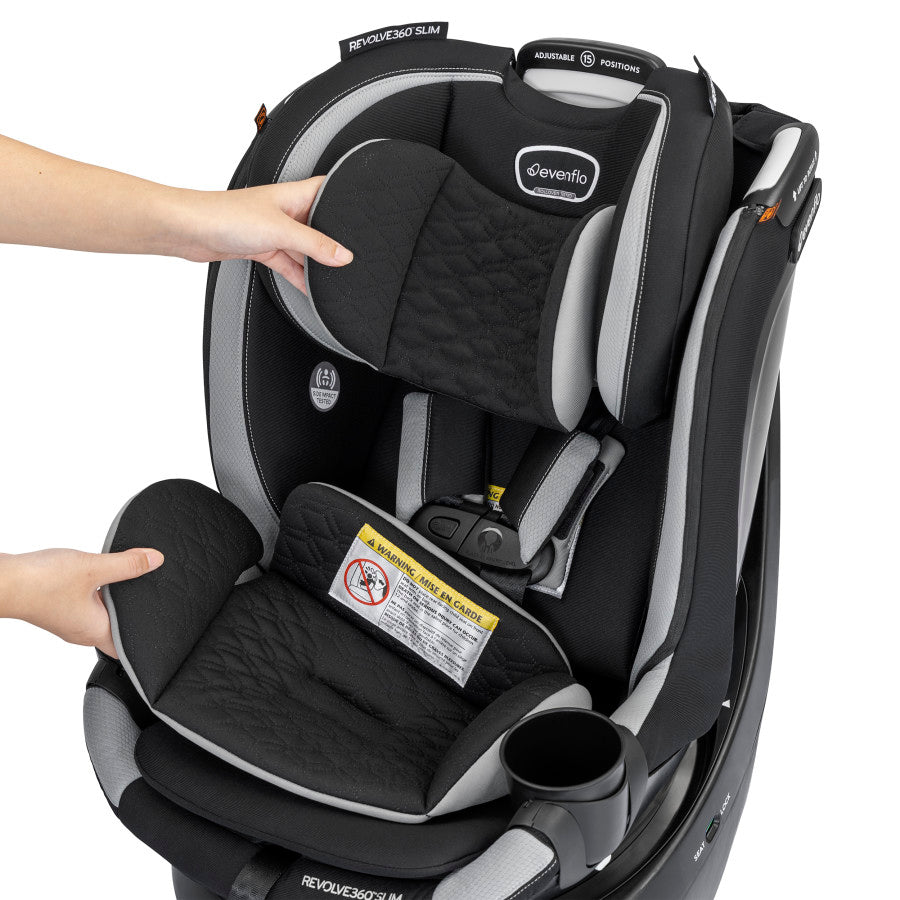 Revolve360 Slim 2-in-1 Rotational Car Seat with Quick Clean Cover