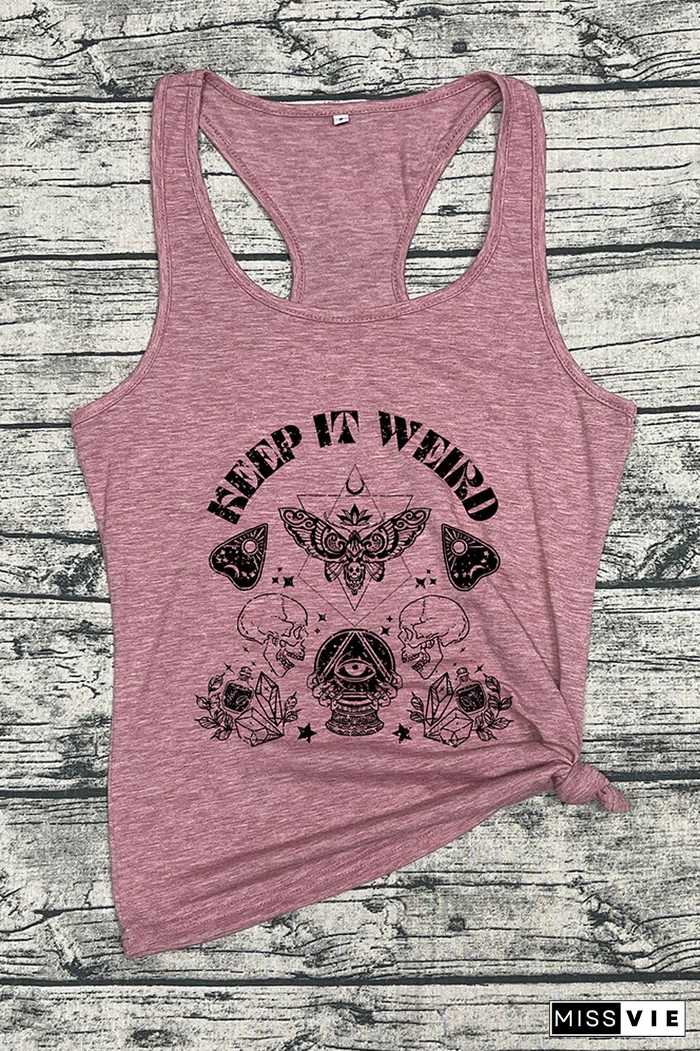 Keep It Weird Graphic Tank Top