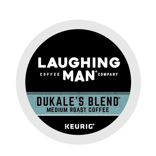 Laughing Man Coffee Dukale's Blend K-Cup Pods， 22/Box (8338)