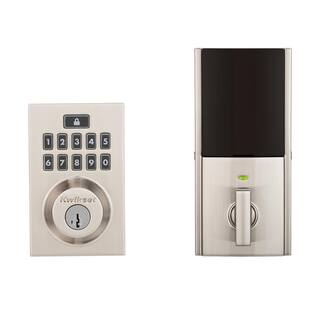 Kwikset SmartCode 914 Zigbee 3.0 Contemporary Satin Nickel Single Cylinder Electronic Deadbolt Featuring SmartKey Security 914CNTZB315CP