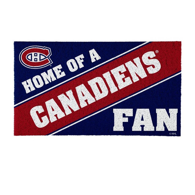 Evergreen Montreal Canadiens Pvc Mat Color