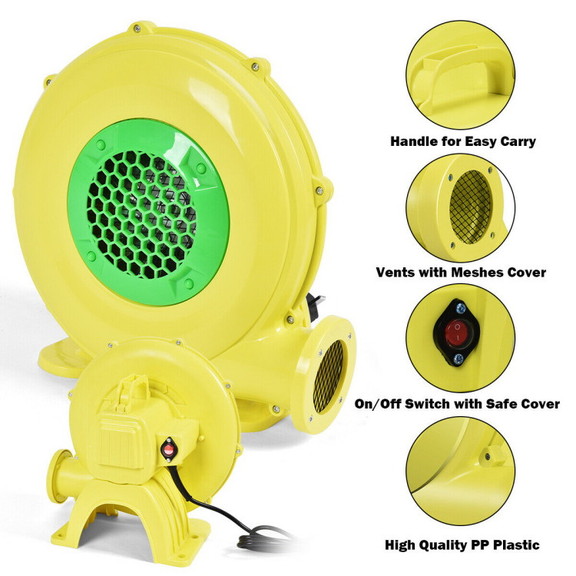 Costway 59327061 480 W 0.6 HP Air Blower Pump Fan ...