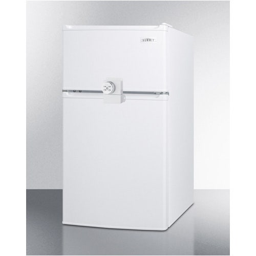 Summit Appliance CP351WLLF2 Compact Two-Door Refrigerator-Freezer