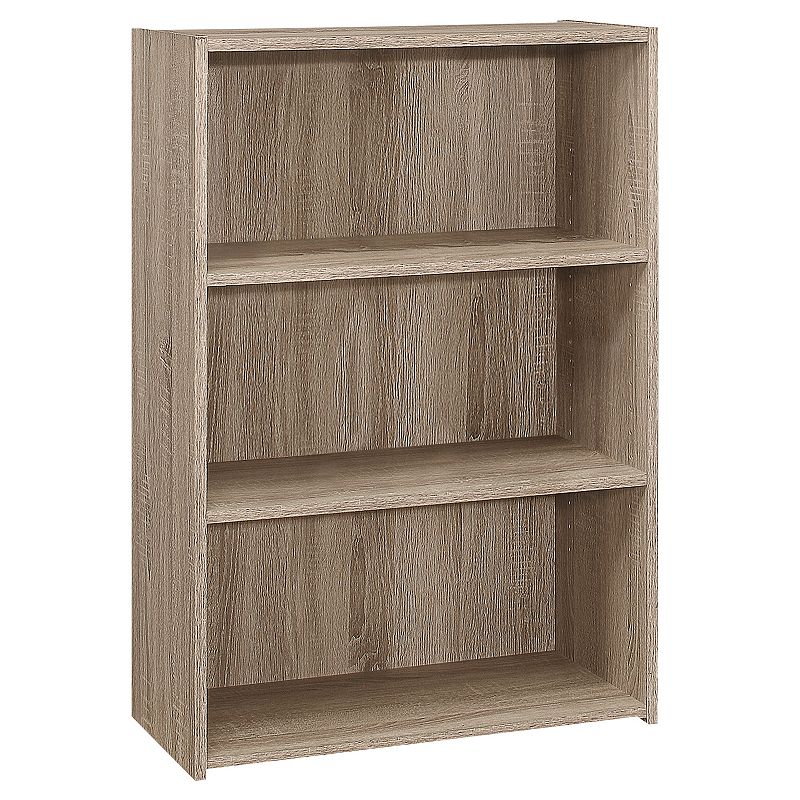 White Contemporary  Shelves Rectangular Bookcase