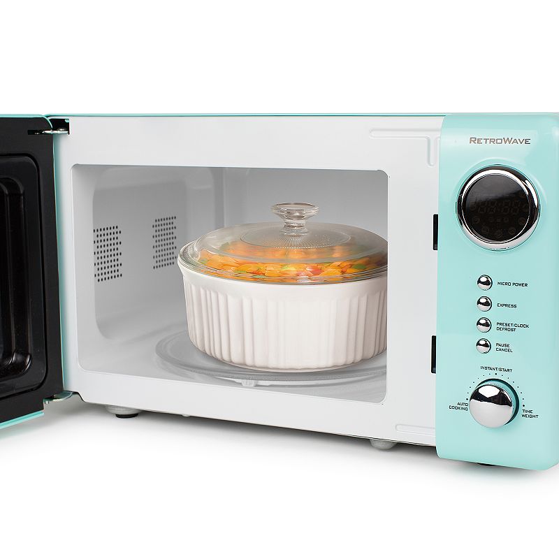 Nostalgia Electrics Retro 700-Watt Countertop Microwave Oven