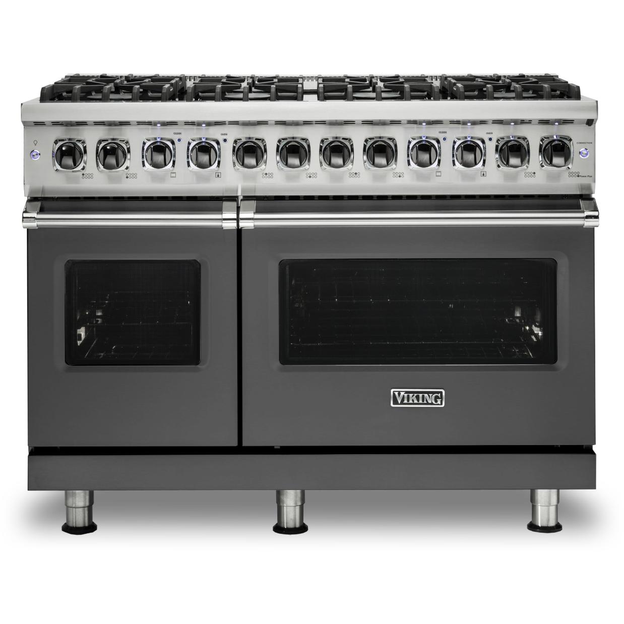 Viking 48-inch Freestanding Dual-Fuel Range with TruConvec Convection Cooking CVDR548-8BDG