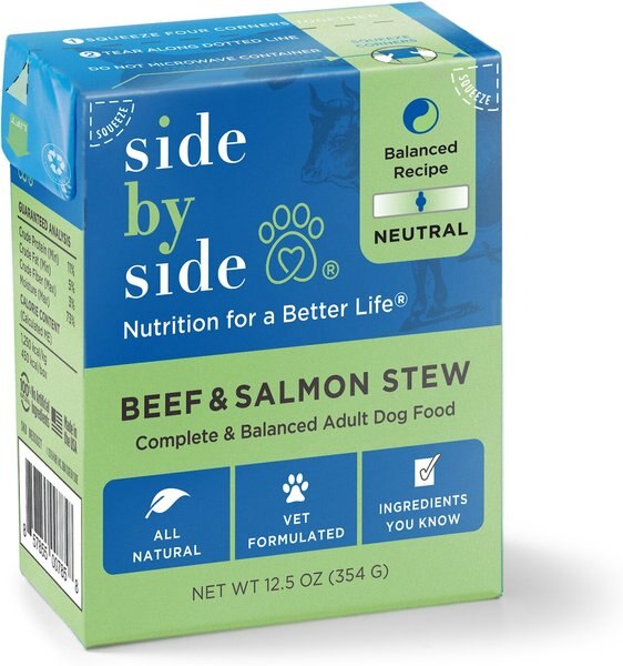 Side By Side Neutral Complete and Balanced Beef and Salmon Wet Dog Food