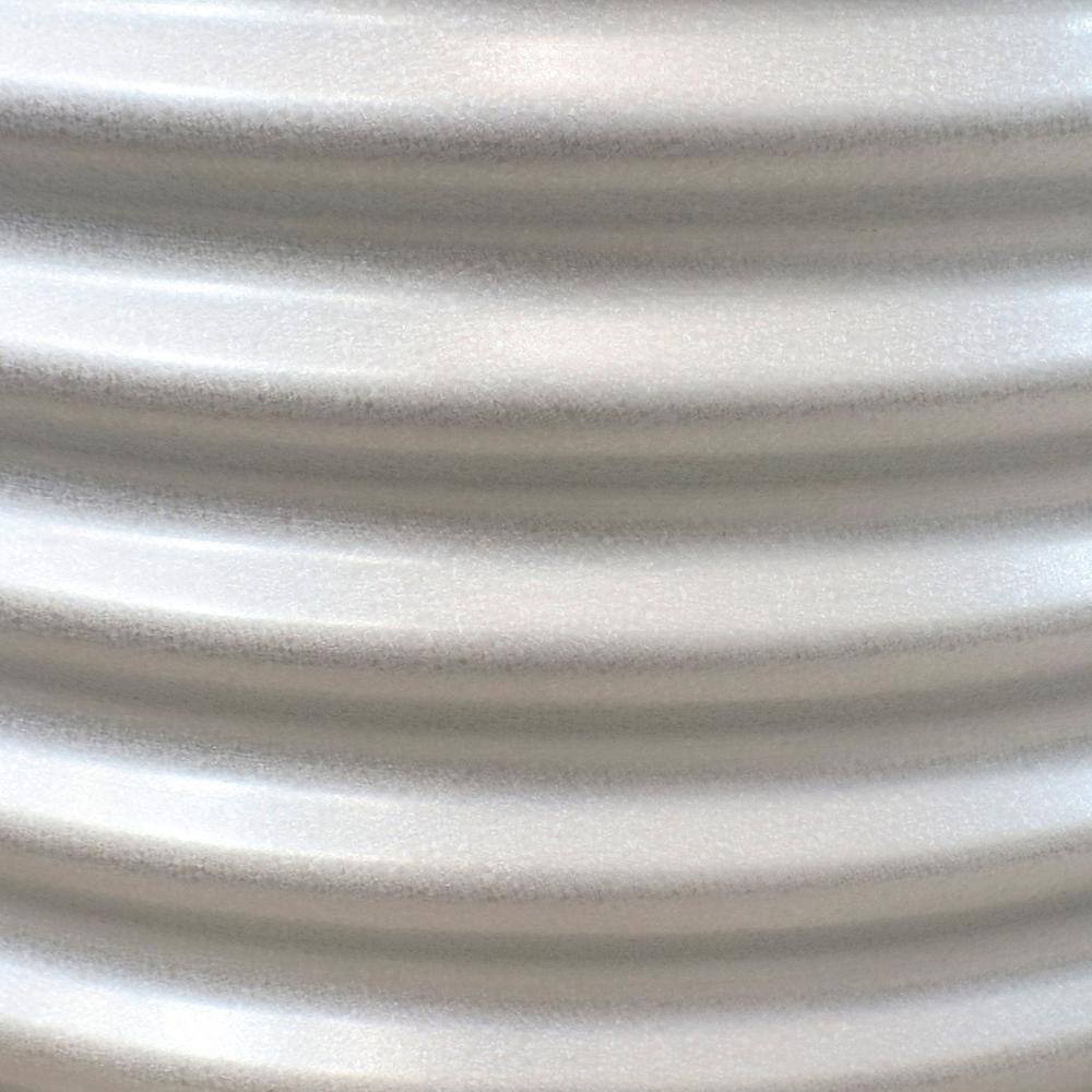 Sunnydaze Decor Sunnydaze 36 in. (91.44 cm) Round Galvalume Steel Raised Garden Bed - Silver HST-945