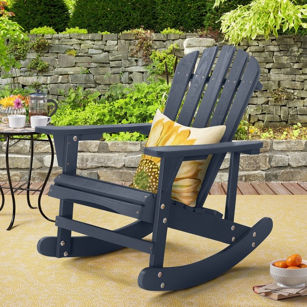 Saint Birch Adirondack Wooden Rocking Chair