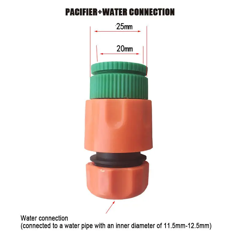 Household faucet Y-type three-way quick-connect diverter hose quick-co