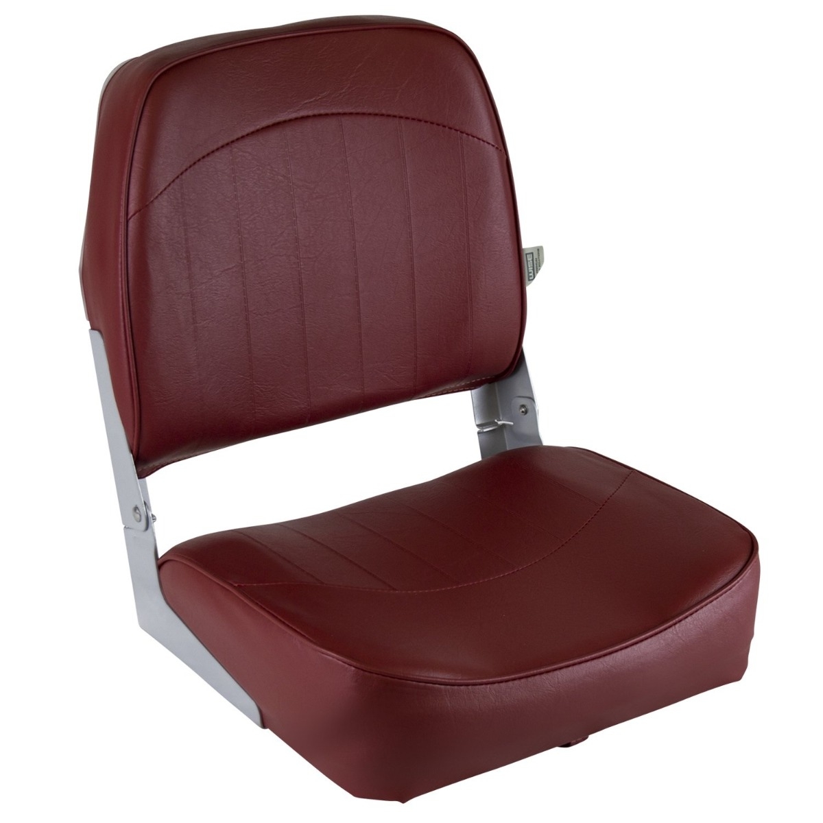 WISE 8WD734PLS Low Back Padded Boat Seat - Red