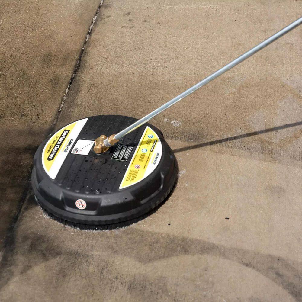 Karcher 15 in. Universal Surface Cleaner Attachment for Gas Power Pressure Washers Rated 2600-3200 PSI - 14 in. Quick-Connect 8.641-035.0