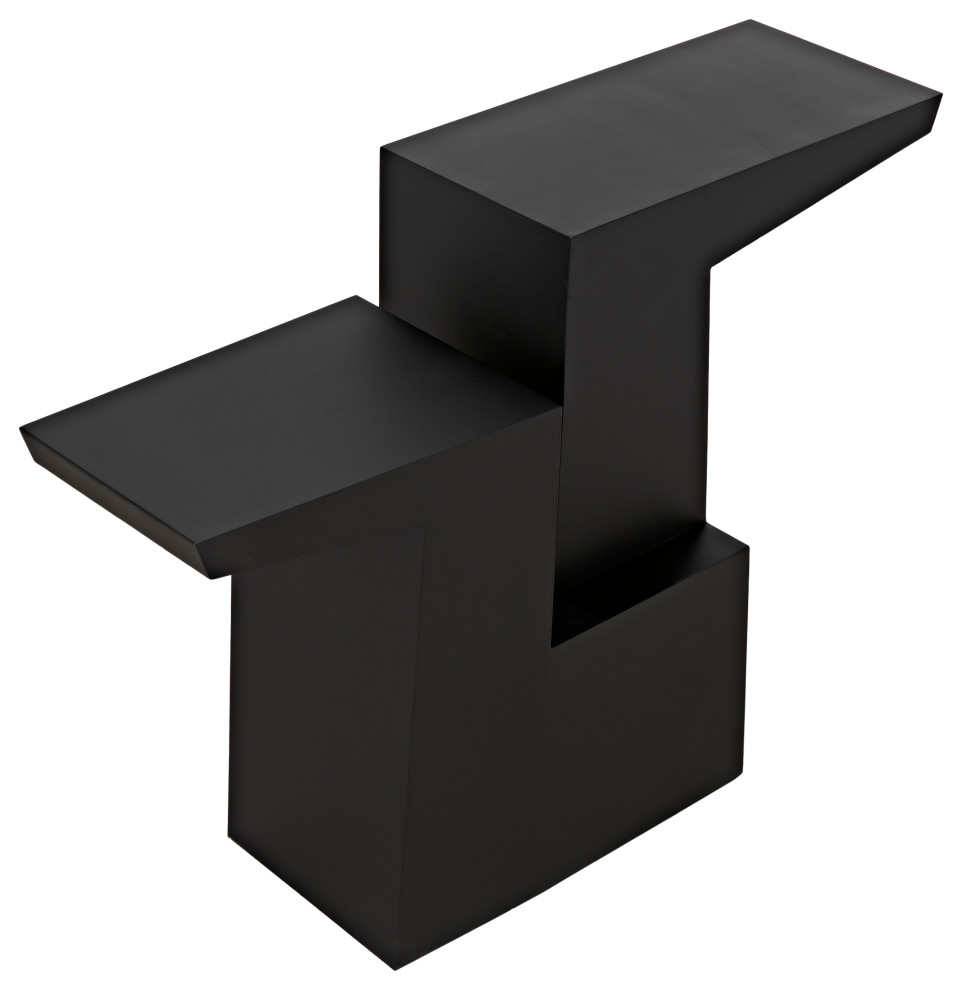 Jazz Console  Black Steel   Transitional   Console Tables   by Noir  Houzz