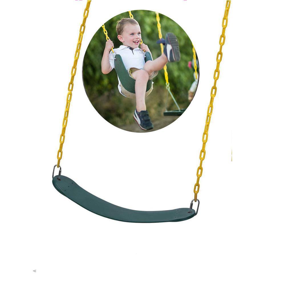 Winado Green Heavy-Duty Swing Set for Outdoor Play 603808655740