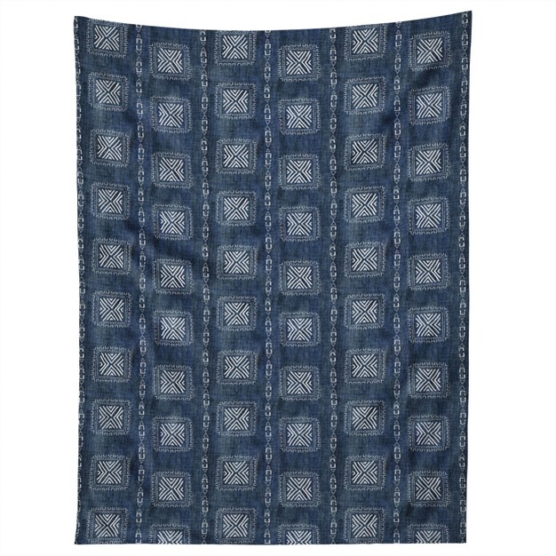 Schatzi Brown Mudcloth 3 Denim Tapestry Society6