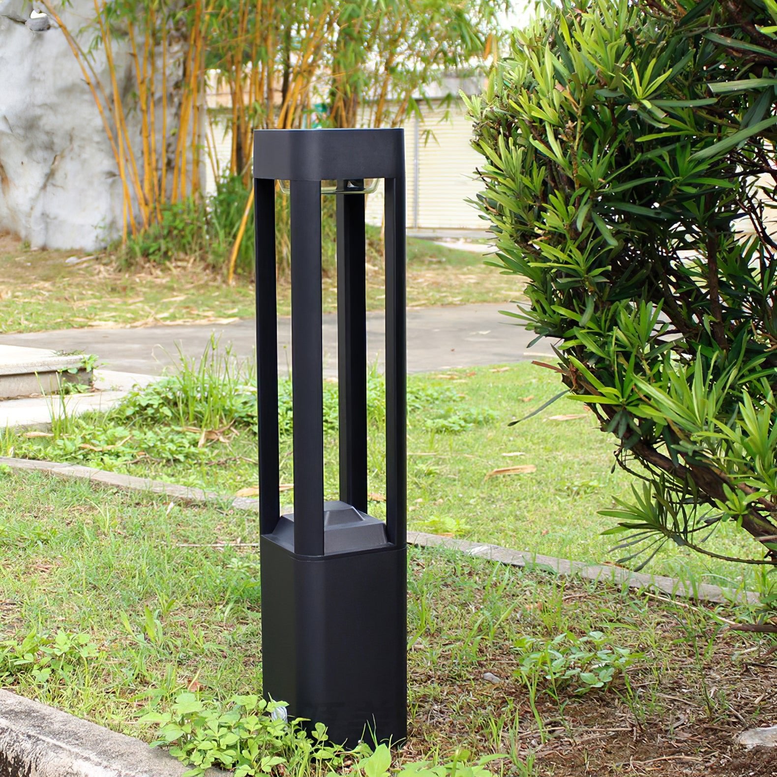 Rectangular Column Garden Outdoor Light