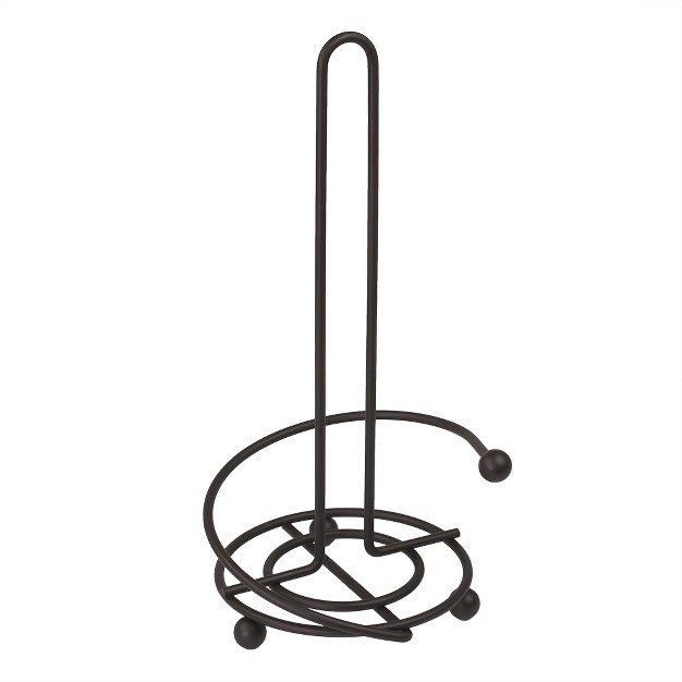Home Basics Wire Collection Paper Towel Holder Bronze