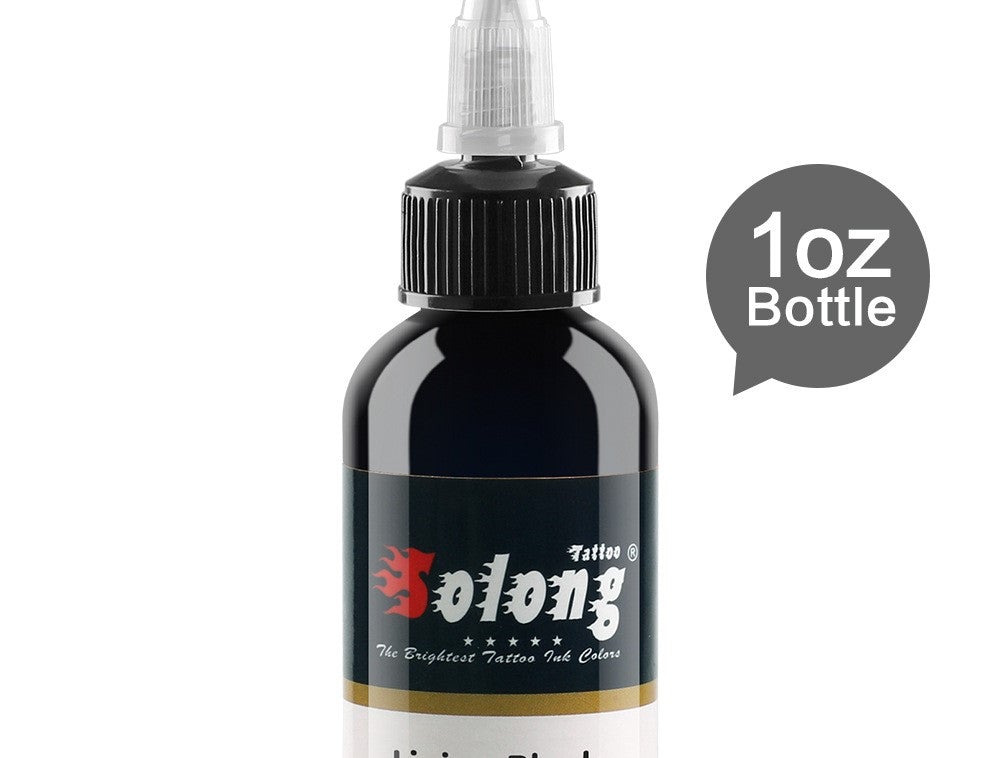 30ml Color Tattoo Ink Paint Lining Black