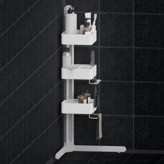 Sharper Image 3-Tier Adjustable Shower Caddy Corner 1013888