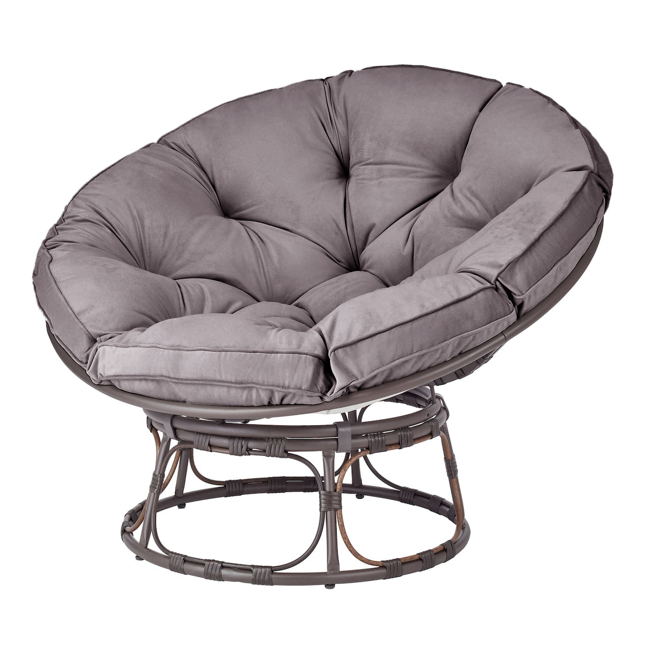 Better Homes & Gardens Papasan Chair, Charcoal Gray