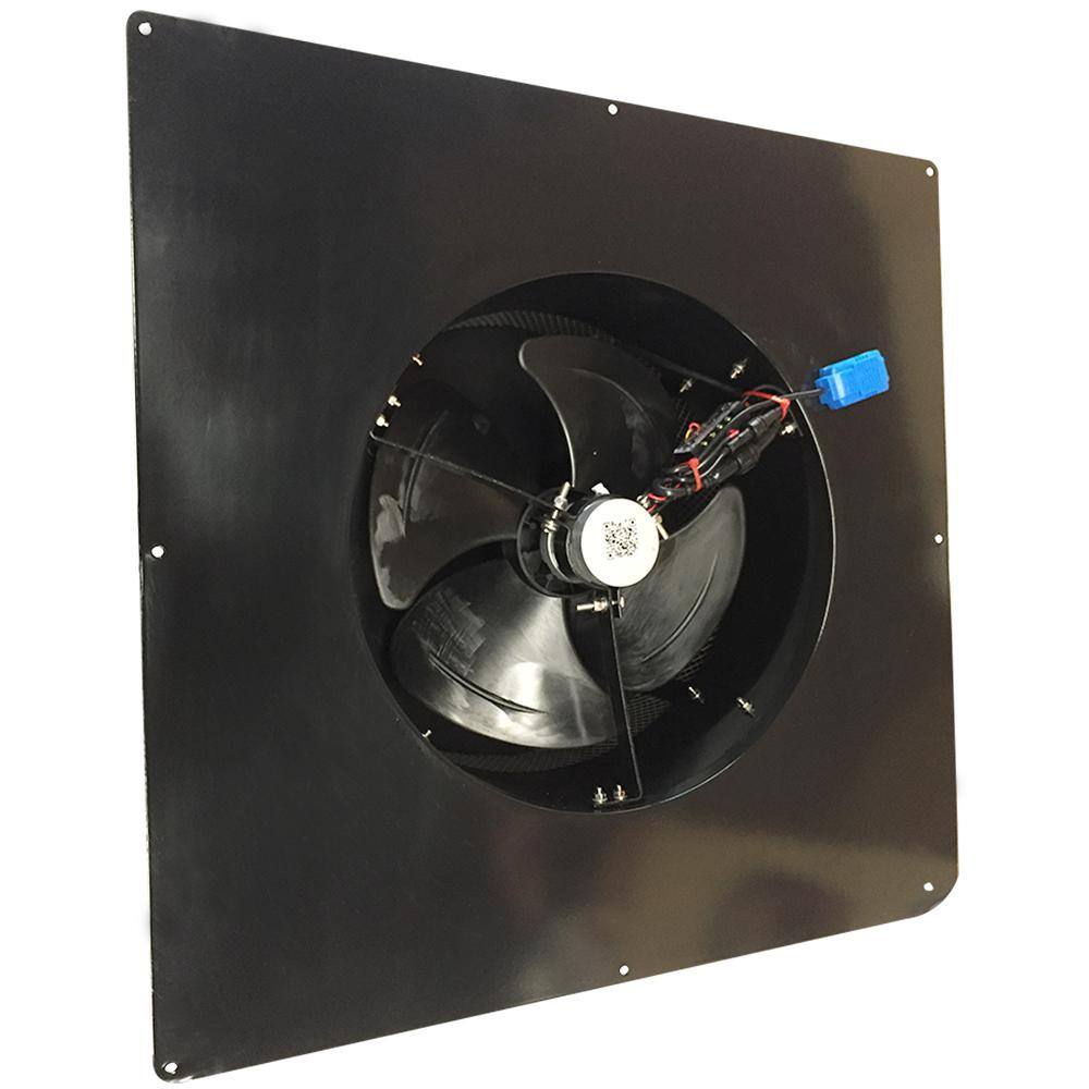 Remington Solar 30-Watt 1550 CFM Black Solar Powered Attic Fan SF30-BLK