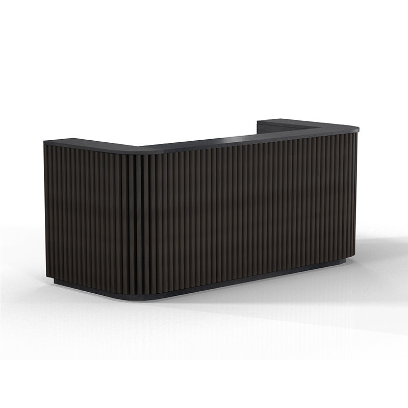 HALO Reception Desk 240cm - Black