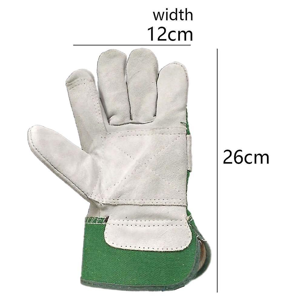 1 Pair Gardening Work Gloves， Men And Women Garden Welding Gloves Protective Gloves