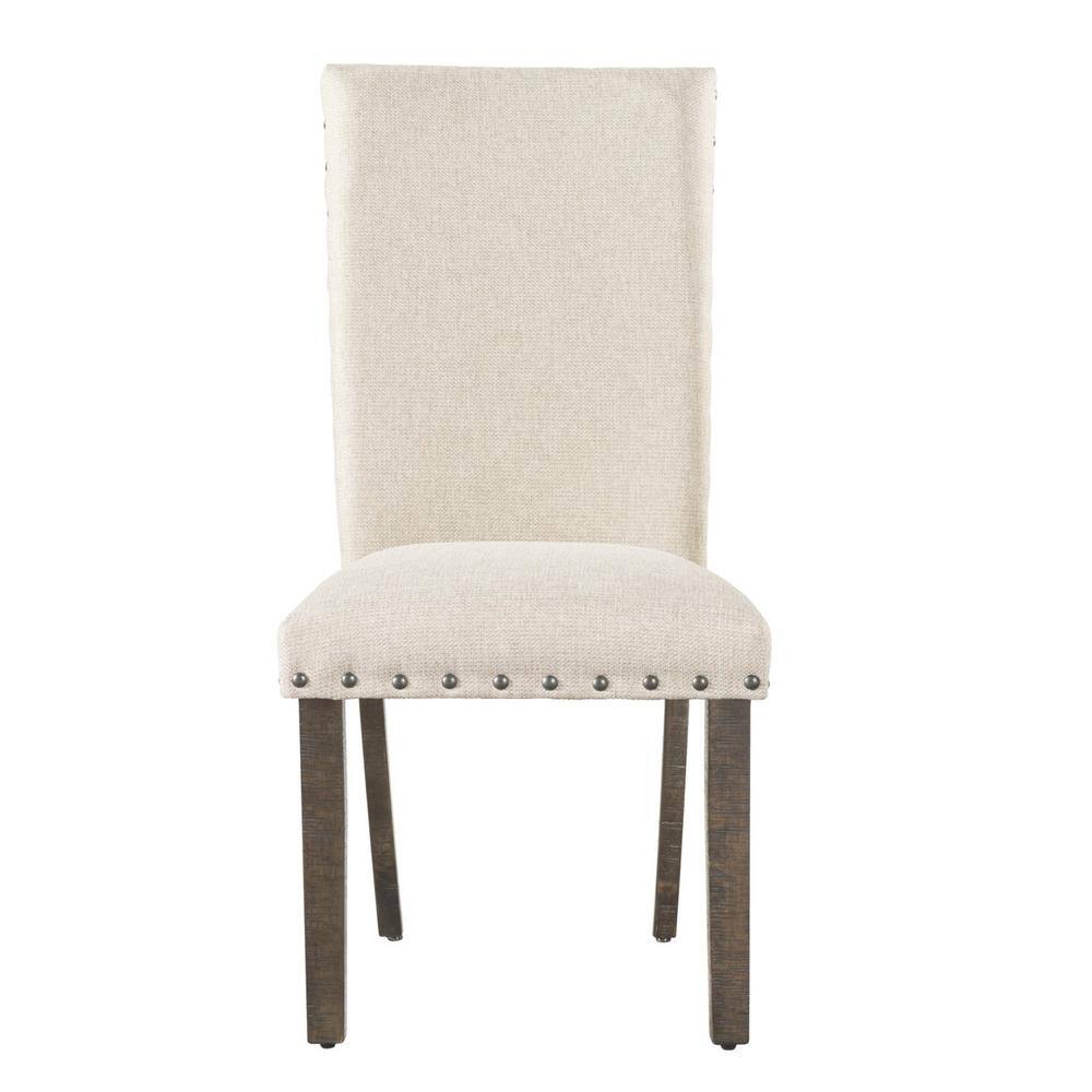 Dex Smookey Walnut Upholstered Side Chair Set DJX100SC