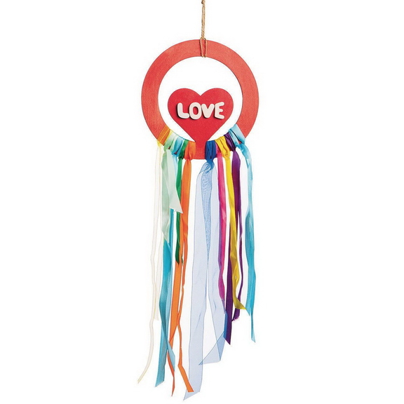 S S Worldwide Wood Heart Plaques (Pack of 24)