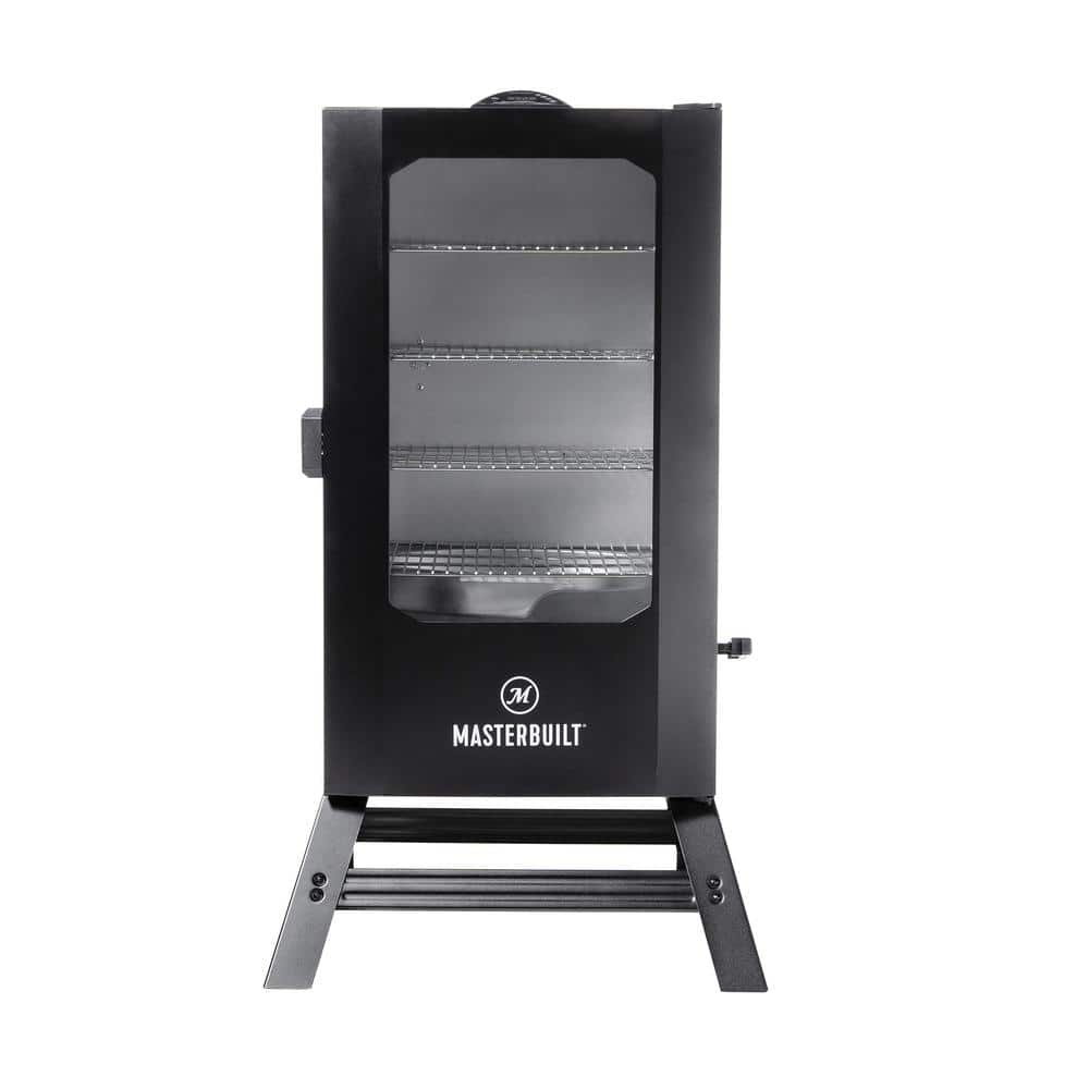 Masterbuilt 40 in. Digital Electric Smoker with Window and Legs in Black MB20070122