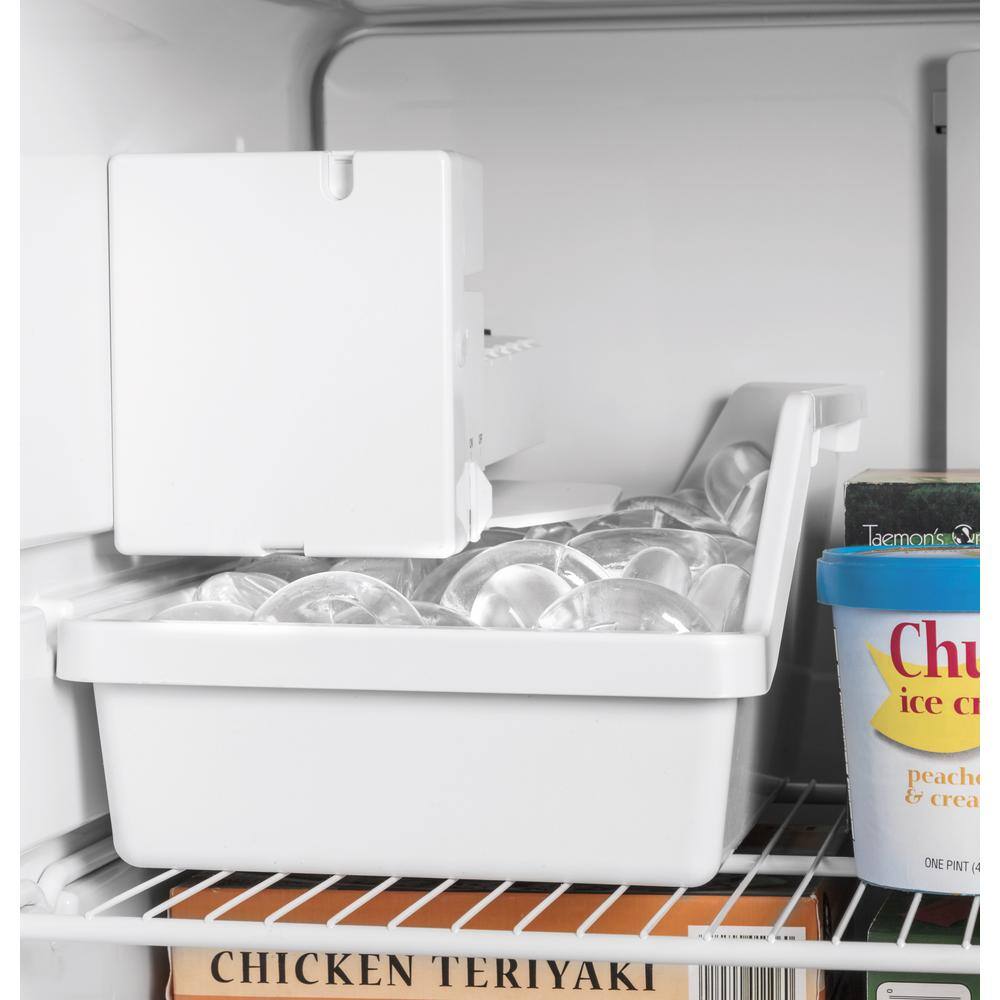 GE 21.9 cu. ft. Top Freezer Refrigerator in White ENERGY STAR GIE22JTNRWW