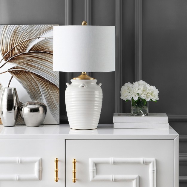 Lener Table Lamp Ivory Safavieh