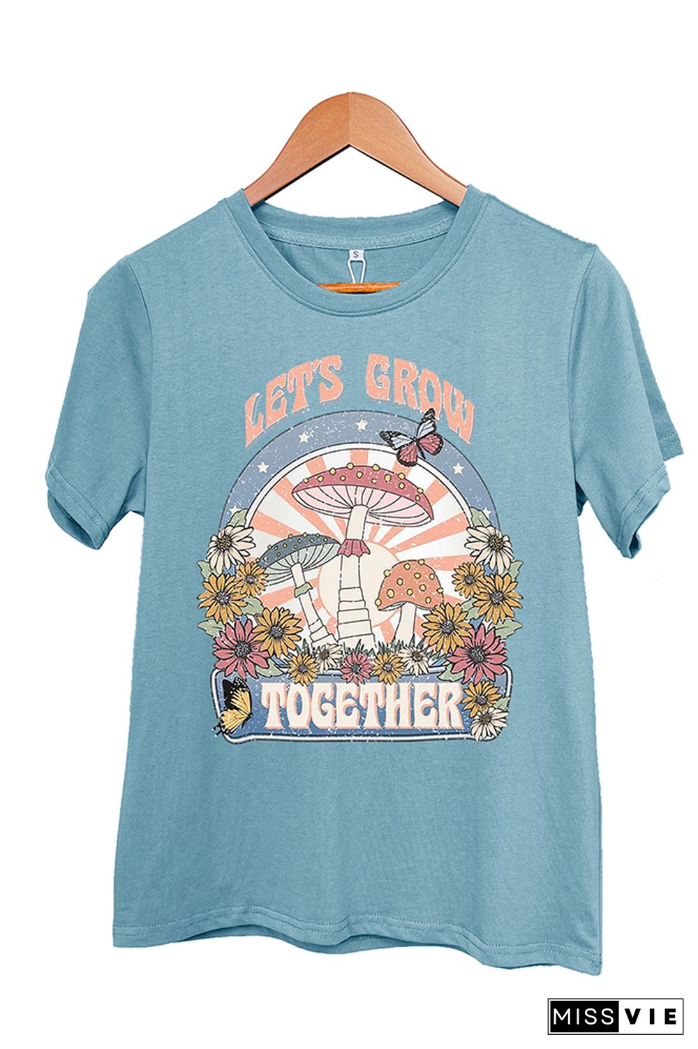 Let's Grow Together Short Sleeve Graphic Tee Wholesale