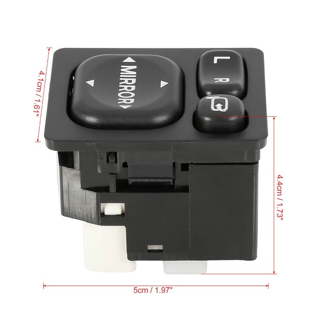 Unique Bargains Power Rear View Mirror Switch Remote Control 84872 52040 For Toyota Sequoia Black 1pc