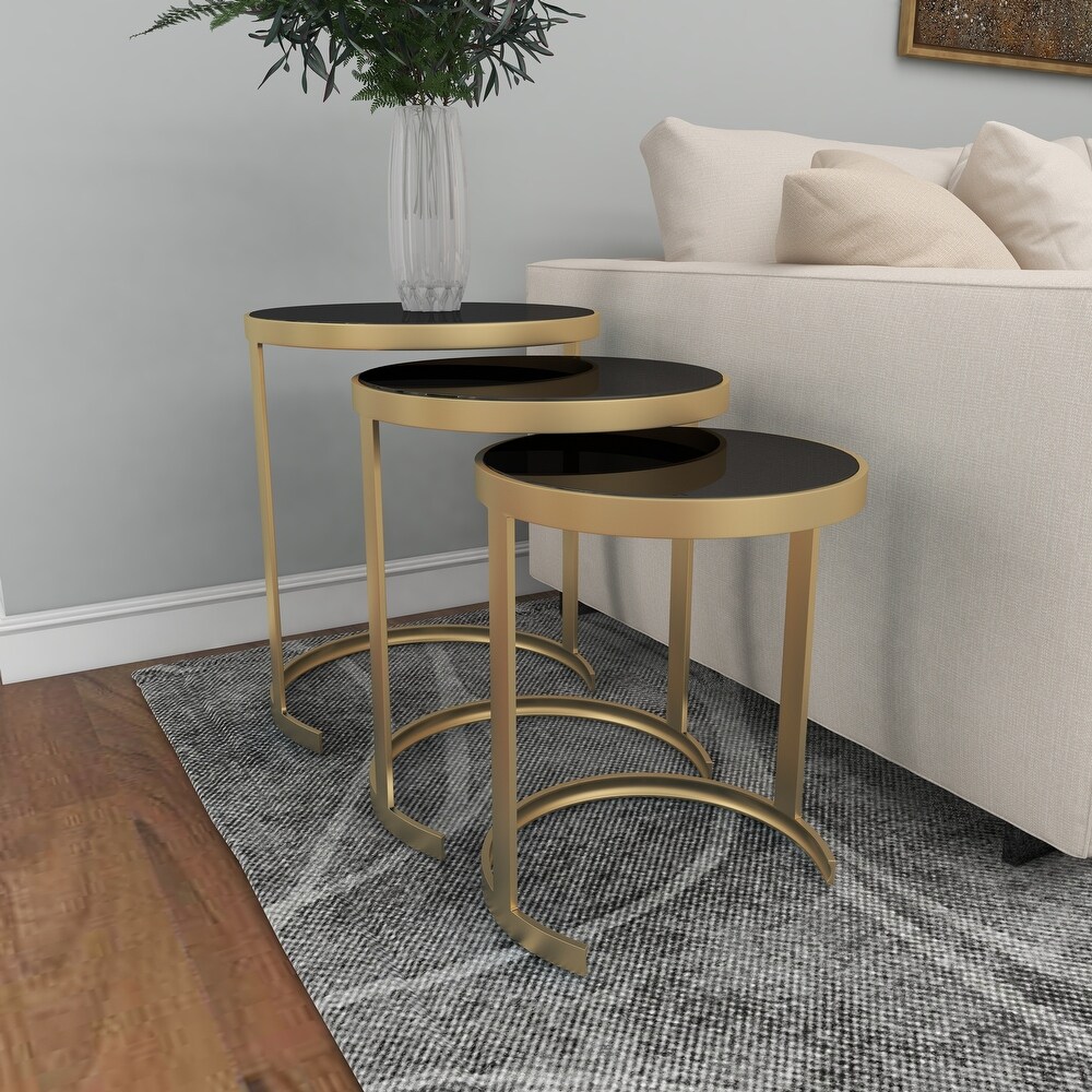 Iron Traditional Accent Table (Set of 3)   S/3 21\