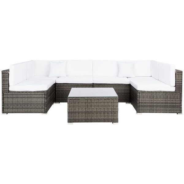 SAFAVIEH Outdoor Living Diona Patio Sectional Set