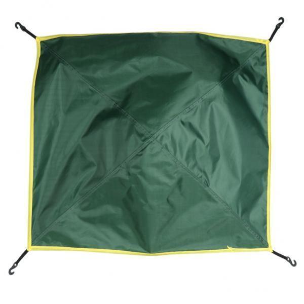 2xOutdoor Camping Rainfly Tent Tarp Tent Protection Accessory Green