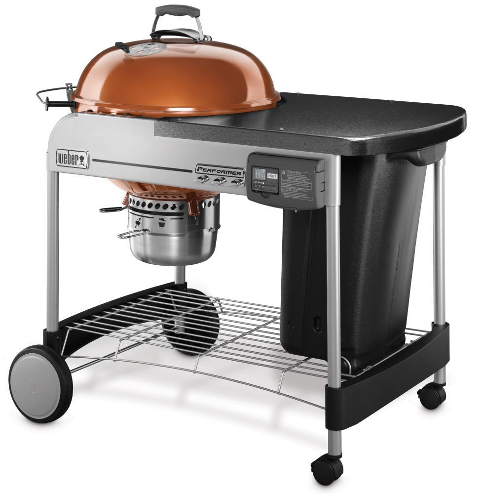 Weber 15502001 Performer® Deluxe Charcoal Grill - 22 Inch Copper