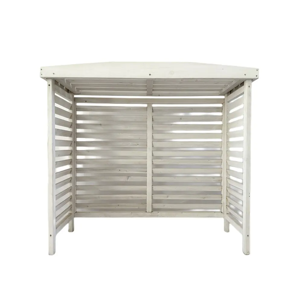 Manufacturer supply outdoor wooden air conditioner cover decorative air conditioner cover