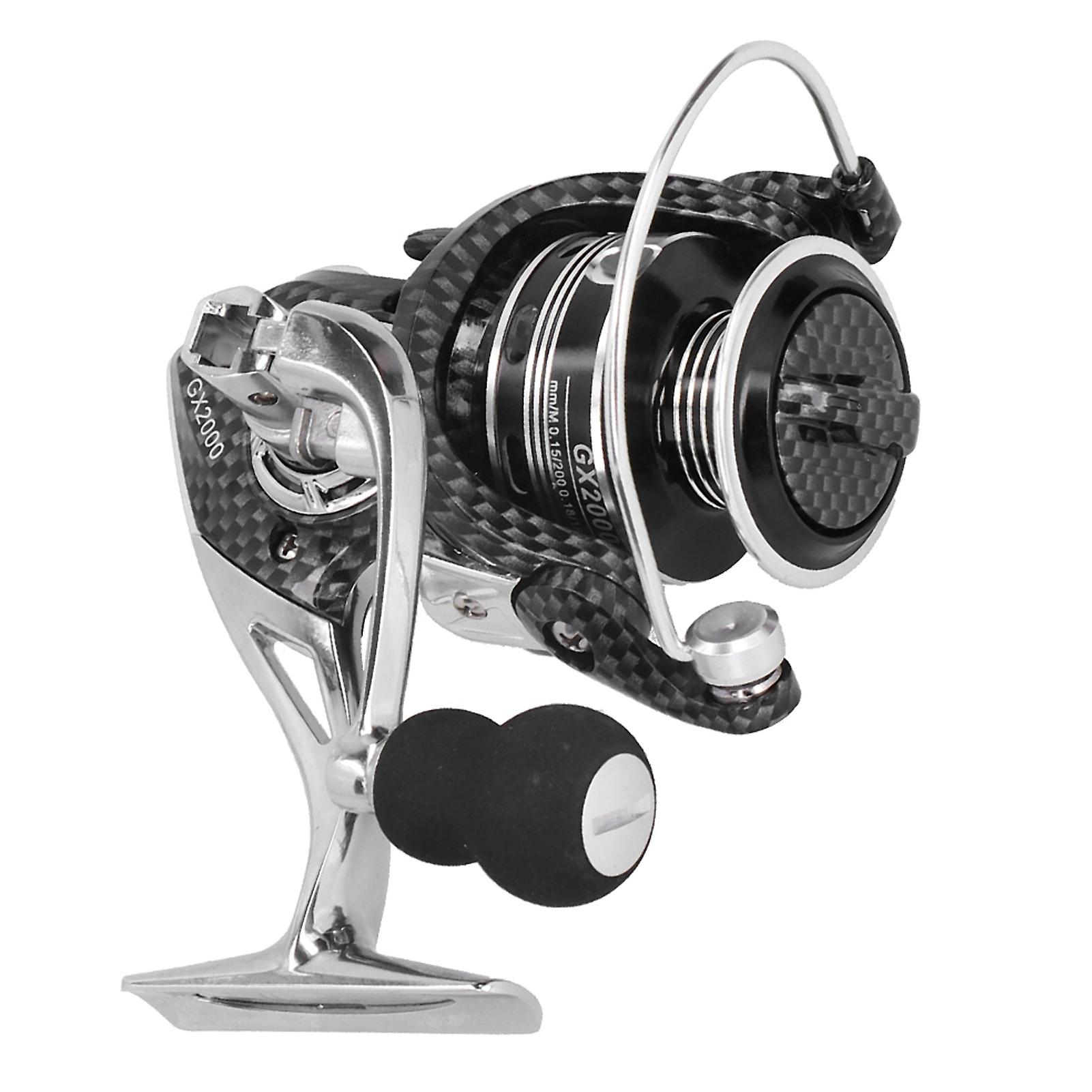 Metal Spinning Reel Lure Sea Rod Gapless Duplex Bearing Fishing Line Reels Accessorygx2000