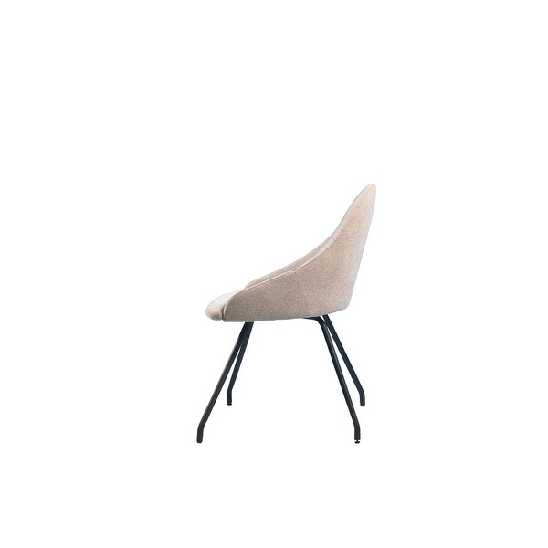 Ice Harmony Upholstery Dining Chair with Round Legs (Set of 2) - 22