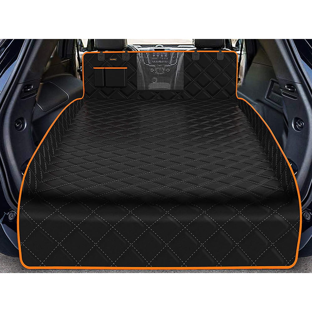 Suv Cargo Liner For Dogs Waterproof Pet Cargo Cover With Mesh Window Non Slip Durable Dog Seat Cover Protector With Bumper Flap For Universal And Large Size Suvs…