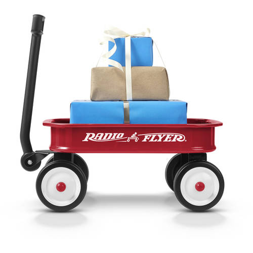 Radio Flyer, Little Red Toy Wagon (12.5"), Miniature Wagon, Red