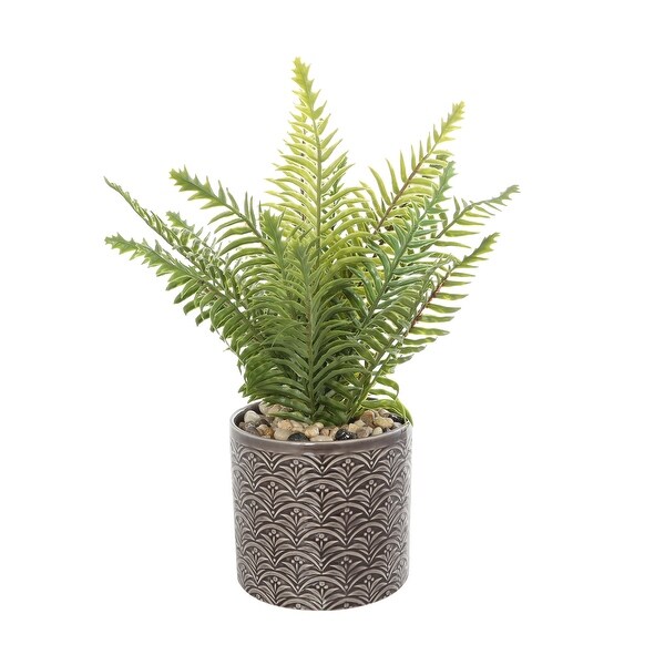 Green Faux Foliage Artificial Plant