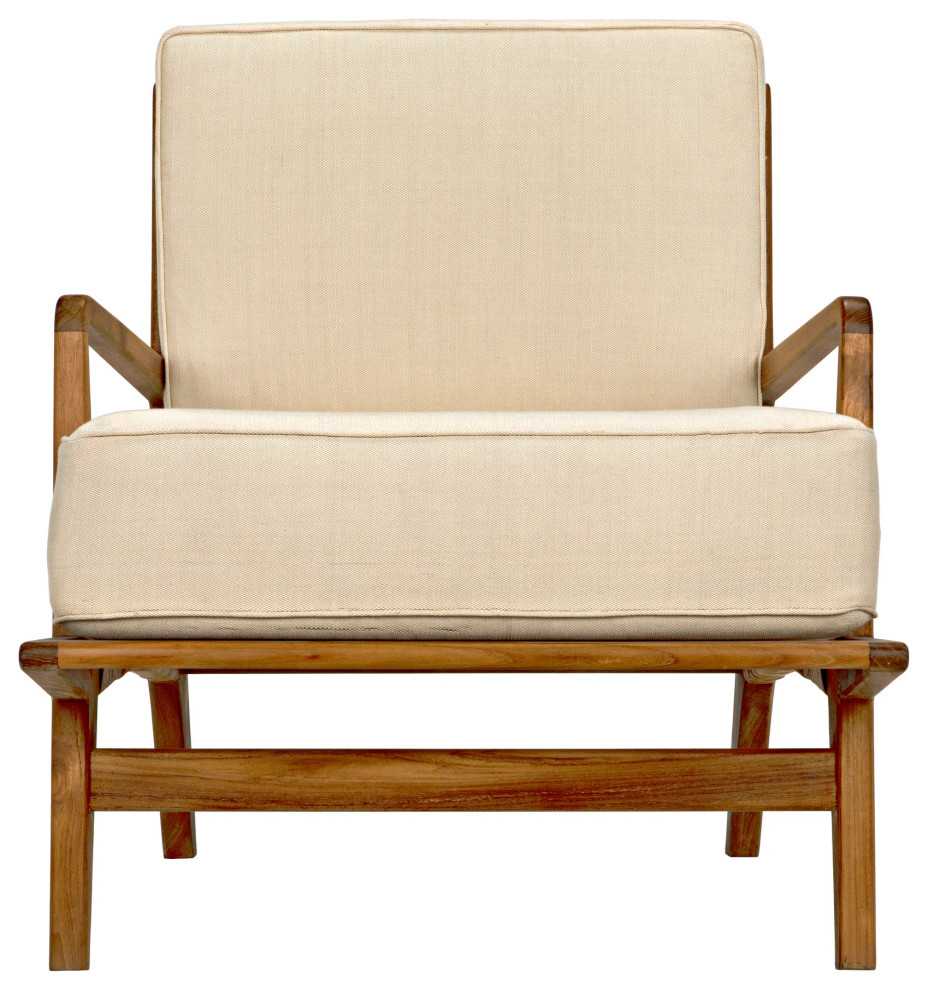 ister Chair  Teak and Rattan   Modern   Armchairs And Accent Chairs   by Sideboards and Things  Houzz