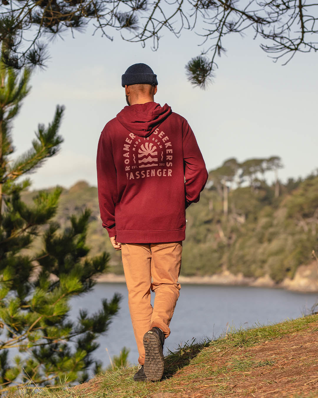 Evenfall Recycled Cotton Hoodie - Windsor Wine