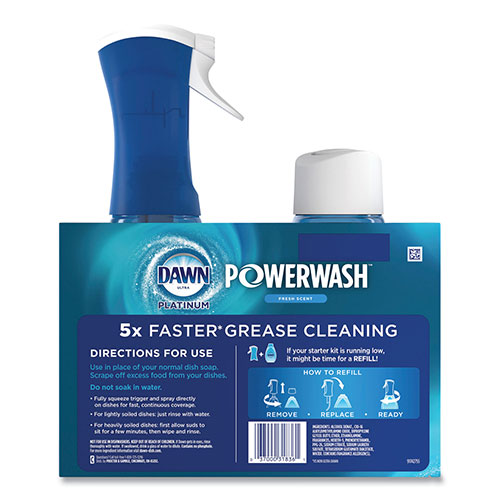 Procter and Gamble Dawn Platinum Powerwash Dish Spray | Fresh， 16 oz Spray Bottle， 2