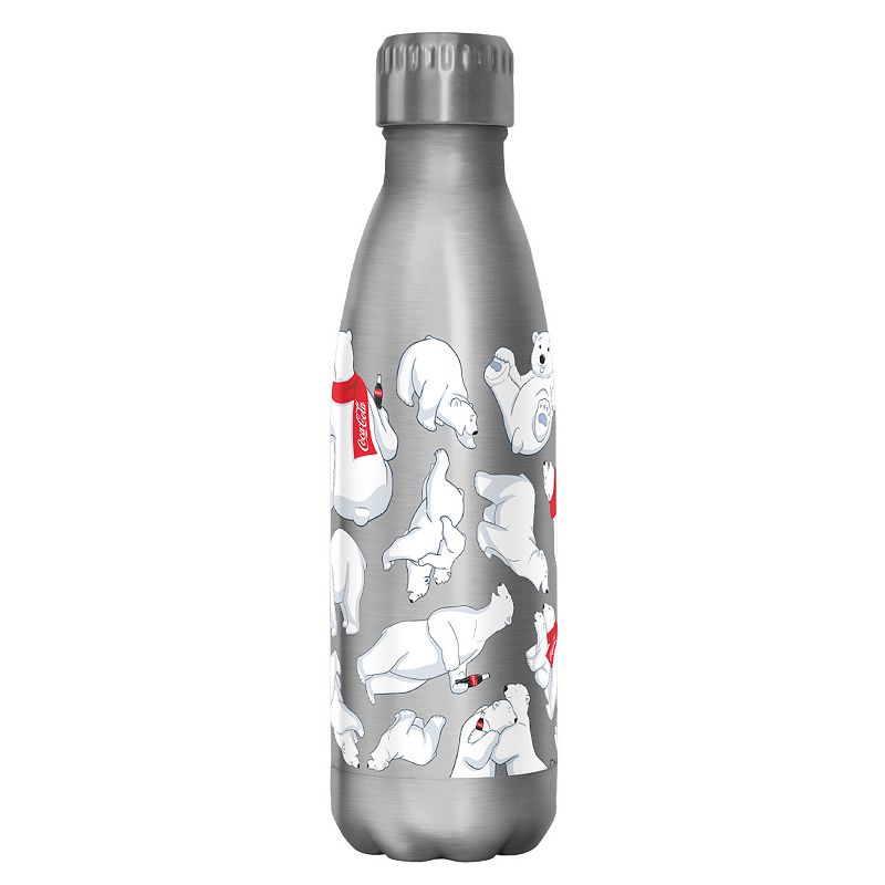 Coca-Cola Classic Christmas Bears 17-oz. Stainless Steel Water Bottle